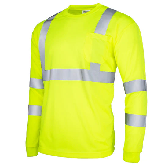 High-Visibility Long Sleeve Safety T-Shirt