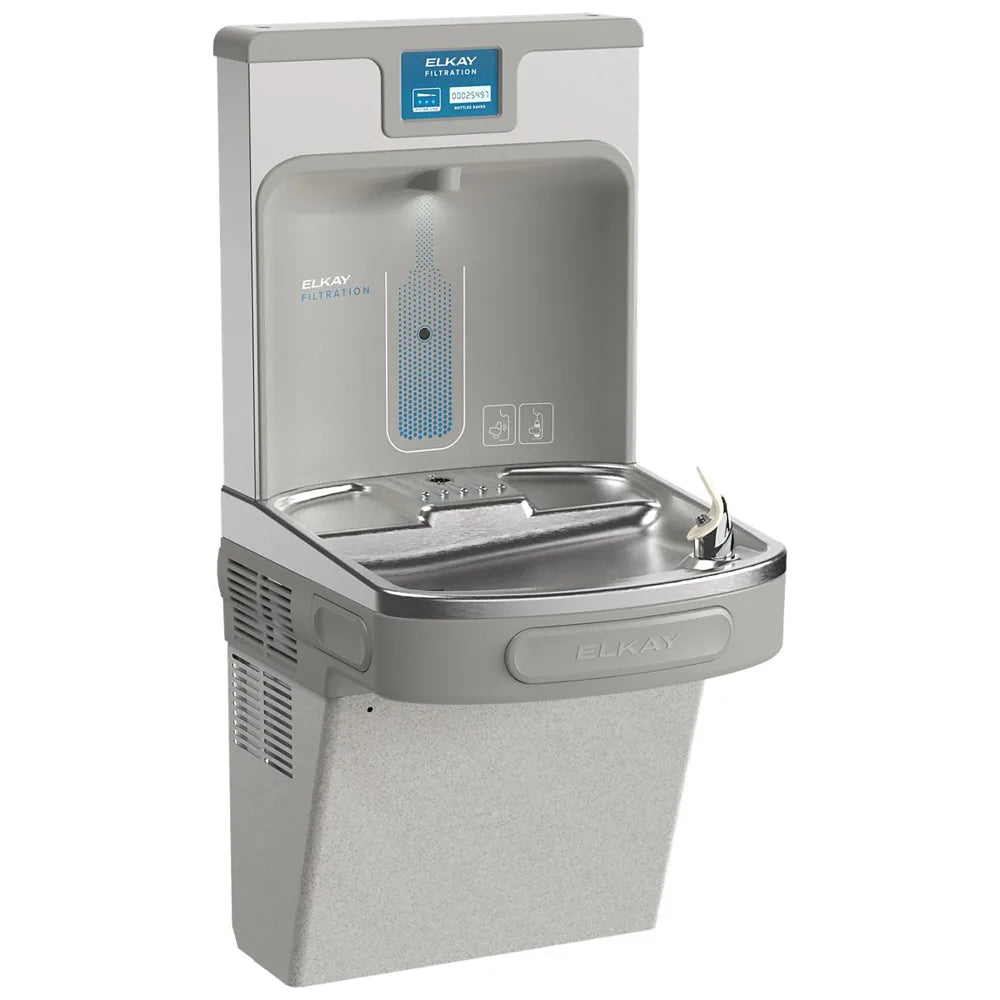 Wall Mount Drinking Fountain w/ Bottle Filler